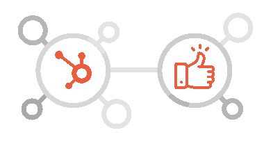 redes sociais e hubspot