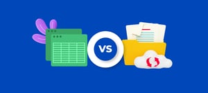 planilha vs banco de dados