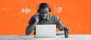 Redator de conteúdo aprendendo como usar o recurso narração de posts do Content Hub - HubSpot Tropical Hub