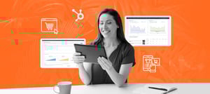 Profissional analisando HubSpot para e-commerce, suas soluções e ferramentas