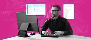 Profissional de tecnologia analisando a integração do Help Desk Migration com HubSpot com Tropical Hub