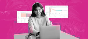 Profissional de atendimento mapeando a jornada do cliente. Tropical Hub - HubSpot