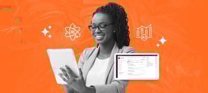 Mulher conferindo como usar IA para comapanhas HubSpot - Tropical Hub