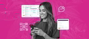 Ilustração sobre omnichannel real integrando bot e atendimento humano em uma experiência contínua de cliente