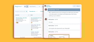 Painel do service hub da hubspot